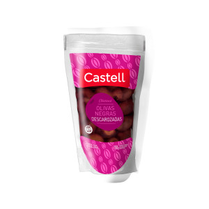 Aceitunas Negras Descarozadas Xl Castell X 290 Gr