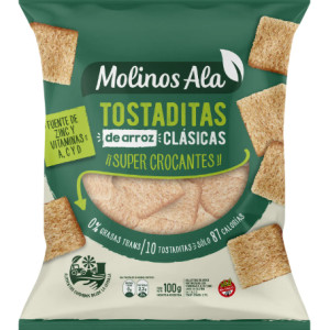 Tostaditas De Arroz Clasicas X 100 Gr