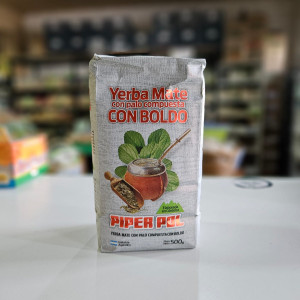 Yerba Mate Piper Pol Compuesta Con Jengibre X 500 Gr