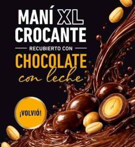 Mani Salado Crocante Con Chocolate X 500 Gr