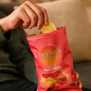 Papas Quento Sabor Jamon Serrano X 45 Gr