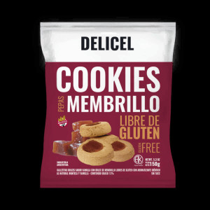 Galletas Delicel Pepas Con Membrillo X 200 Gr