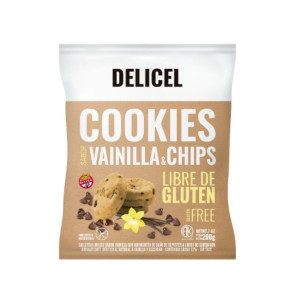 Galletas Delicel Sabor Vainilla Y Chips X 200 Gr