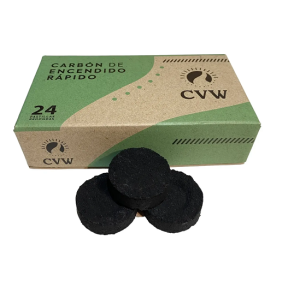 Carbones Vegetales Para Sahumar X 24 Unidades - Cvw