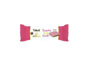 Galletas De Arroz Sabor Frutilla X 108 Grs - Deluxe