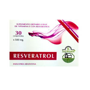 Resveratrol X 30 Comprimidos - El Naturalista