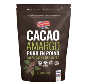 Cacao Amargo 100% Puro Sin Tacc X 200 Grs - Dicomere