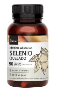 Selenio Quelado X 50 Comprimidos - Natier
