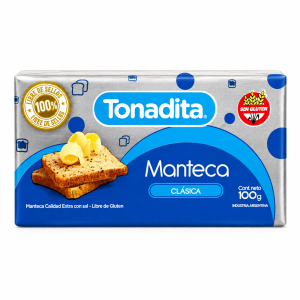 Manteca Tonadita X 100 Gr | Cod. 7798060850019