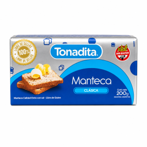 Manteca Tonadita X 200 Gr | Cod. 7798060850026