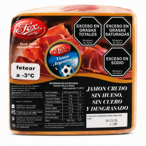 Jamon Crudo Fox | Cod. 001102