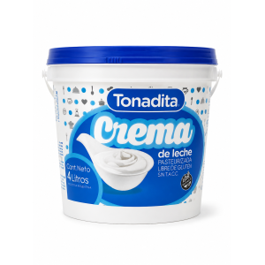Crema De Leche La Tonadita X 4 Lts | Cod. 7798060852389